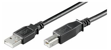 MicroConnect USB2.0 LSZH A-B M-M BLACK - Kabel - Digital/Daten USBAB3B-LSZH - Kabel - Digital/Daten von LumaTech