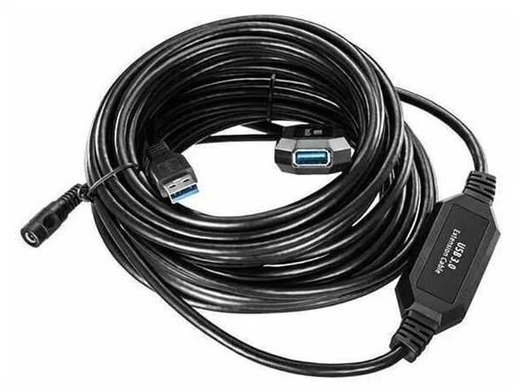 MicroConnect USB3.0AAF10A USB Kabel 10 m USB A Schwarz - Blau - Silber, Ansicht 2
