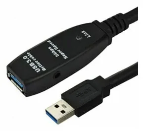 MicroConnect USB3.0AAF10A USB Kabel 10 m USB A Schwarz - Blau - Silber, Ansicht 3