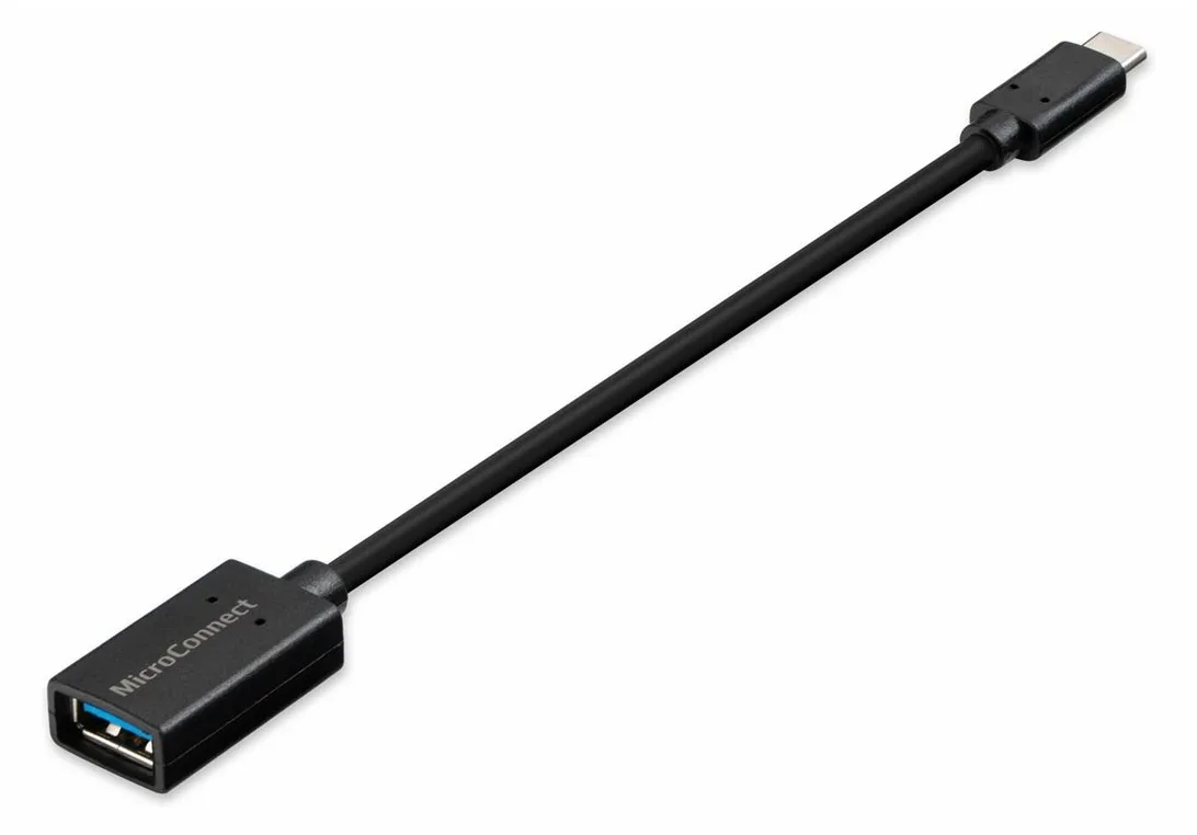 MicroConnect USB3.1CAF02BH USB Kabel USB C USB A Schwarz - Blau - Silber, Ansicht 2