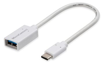 MicroConnect USB3.1CAF02W 0.2m USB C USB A Weiß USB Kabel von LumaTech