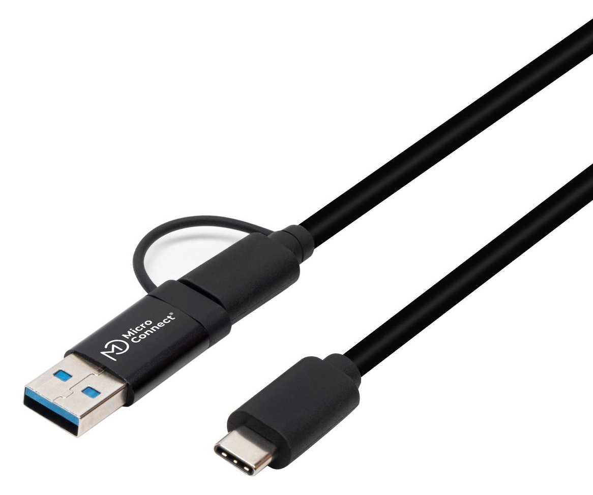 MicroConnect USB3.1CCA1 - 1 m - USB C - USB C - USB 3.2 Gen 1 (3.1 Gen 1) - 10 Gbit/s - Schwarz von LumaTech