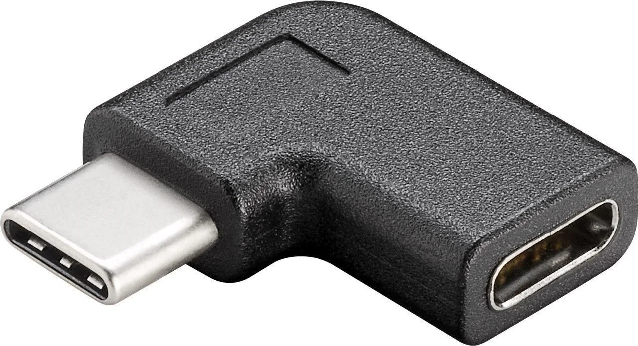 MicroConnect USB3.1CCMF - USB C - USB C - Male connector / Female connector - Schwarz, Ansicht 2