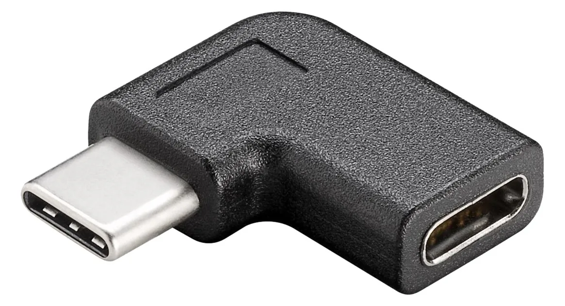 MicroConnect USB3.1CCMF - USB C - USB C - Male connector / Female connector - Schwarz, Ansicht 3