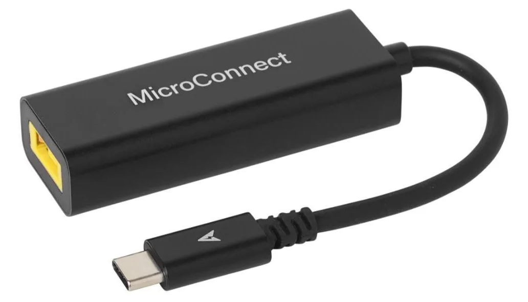 MicroConnect USB3.1C-LEN - USB C - Square Lenovo - Male connector / Male connector - Schwarz, Ansicht 3