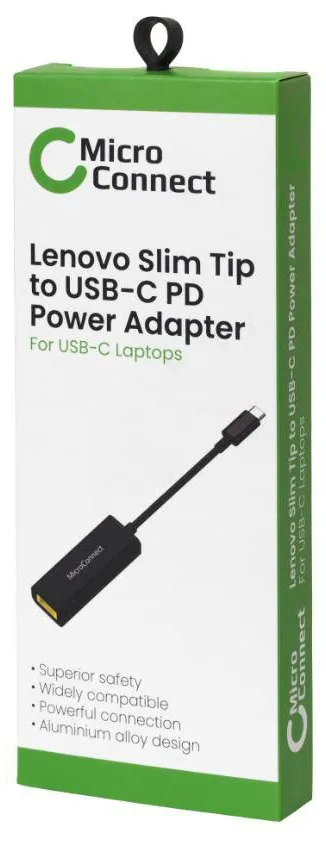 MicroConnect USB3.1C-LEN - USB C - Square Lenovo - Male connector / Male connector - Schwarz, Ansicht 4