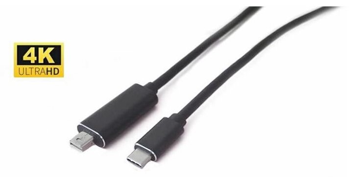 MicroConnect USB3.1CMDP1 - USB Type-C - Mini DP - Male connector / Male connector - 1 m - Schwarz von LumaTech