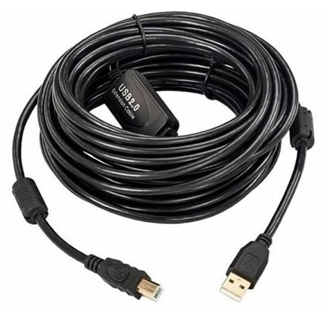 MicroConnect USBAB10B-ACTIVE - 10 m - USB B - USB A - USB 2.0 - 0,48 Gbit/s - Schwarz von LumaTech