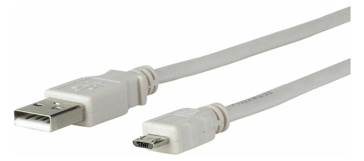 MicroConnect USBABMICRO5G - 5 m - Micro-USB B - USB A - 2.0 - 480 Mbit/s - Grau von LumaTech