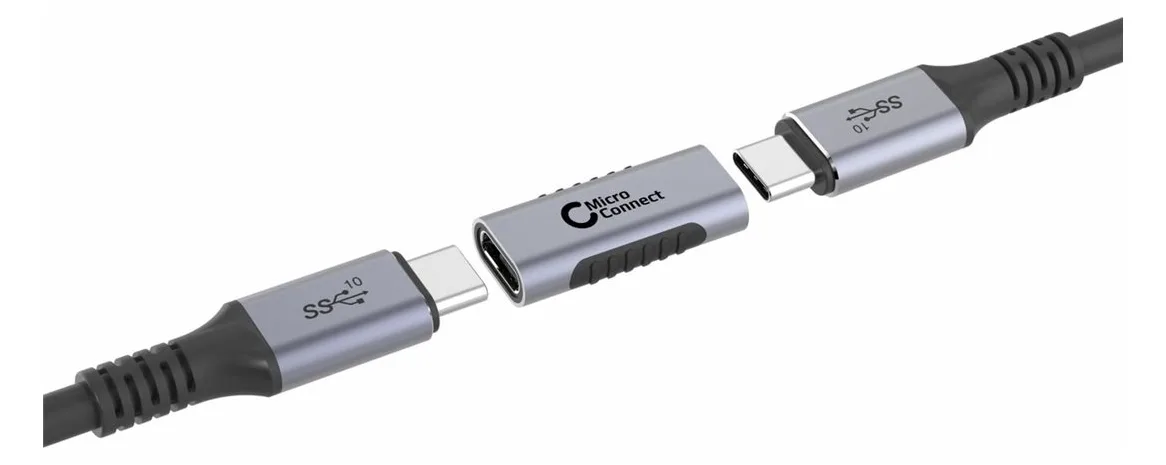 MicroConnect USB-Adapter - 24 pin USB-C (W) - USB 3.2 Gen 2 (10 Gbit/s), Ansicht 3