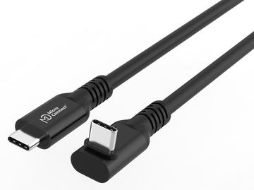 MicroConnect USB-C 3.2 Gen 2x2 Premium Angled Cable 100W 20Gbps - Kabel - Digital/Daten von LumaTech