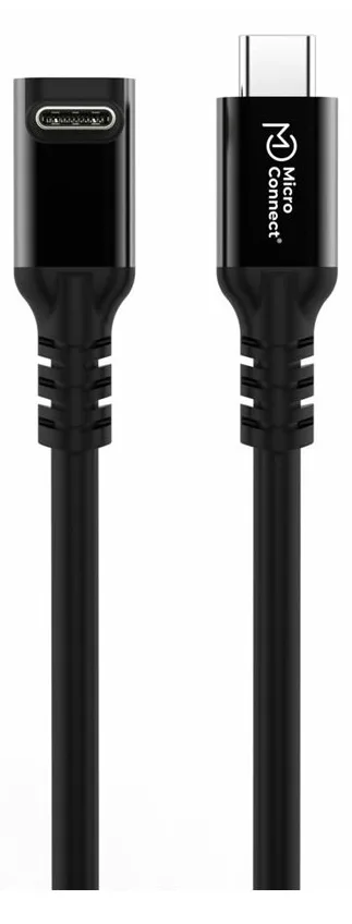 MicroConnect USB-C 3.2 Gen 2x2 Premium Angled Cable 100W 20Gbps - Kabel - Digital/Daten, Ansicht 3