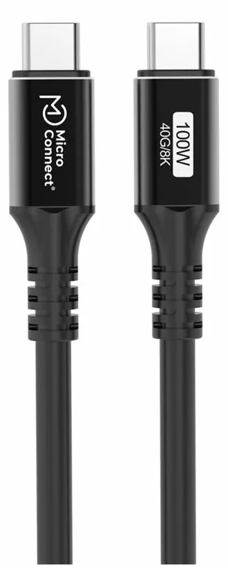 MicroConnect USB-C to cable Premium 100W 40Gbps USB4 - Kabel - Digital/Daten, Ansicht 2