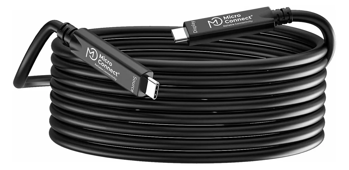MicroConnect USB-C to cable Premium fiber Bidirectional. - Kabel - Digital/Daten, Ansicht 3