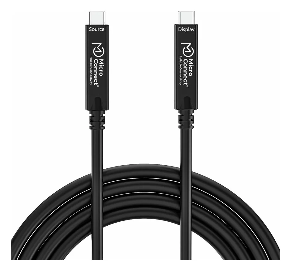 MicroConnect USB-C to cable Premium fiber Bidirectional. - Kabel - Digital/Daten, Ansicht 4