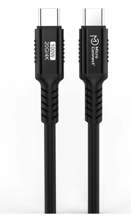 MicroConnect USB-C to cable Premium Liquid silicone 100W - Kabel - Digital/Daten, Ansicht 3