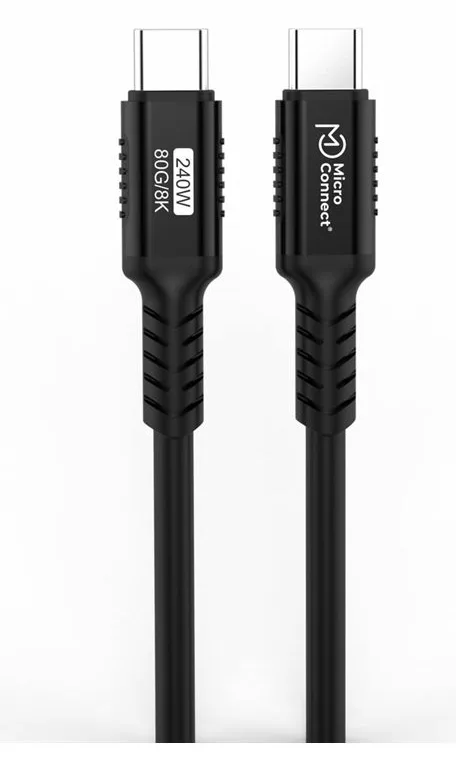 MicroConnect USB-C to cable Premium Liquid silicone 240W - Kabel - Digital/Daten, Ansicht 2