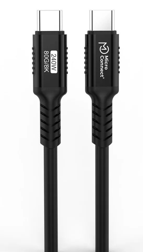 MicroConnect USB-C to cable Premium Liquid silicone 240W - Kabel - Digital/Daten, Ansicht 4