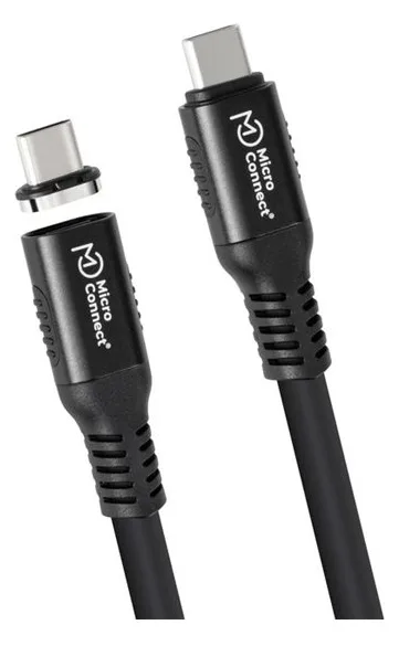 MicroConnect USB-C to cable Premium magnetic Silicone - Kabel - Digital/Daten, Ansicht 4
