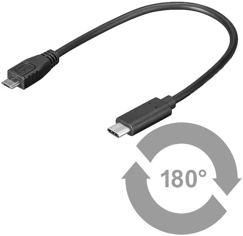 MicroConnect USB-Kabel - 24 pin USB-C (M), Ansicht 2