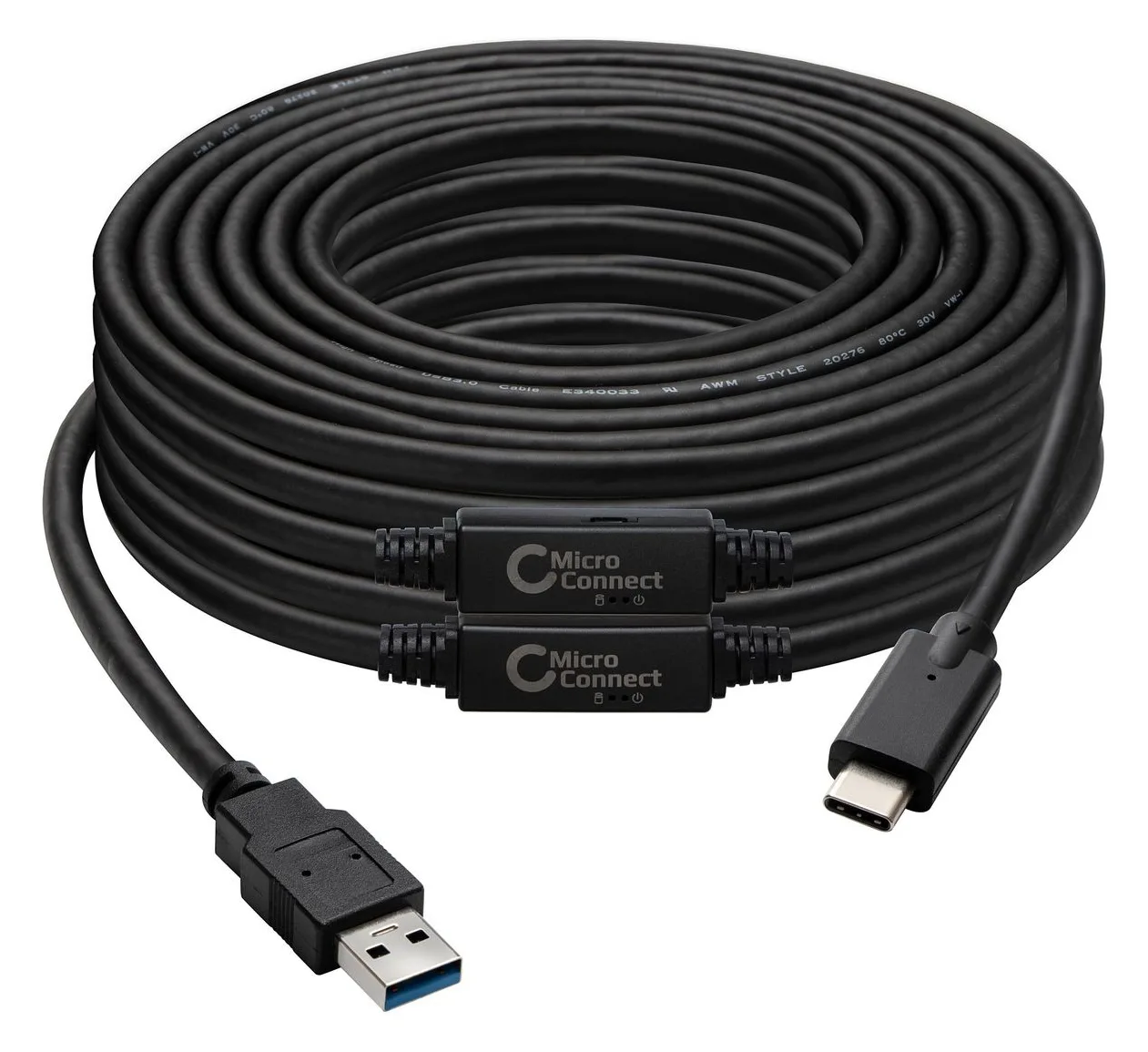 MicroConnect USB-Kabel - 24 pin USB-C (M), Ansicht 3