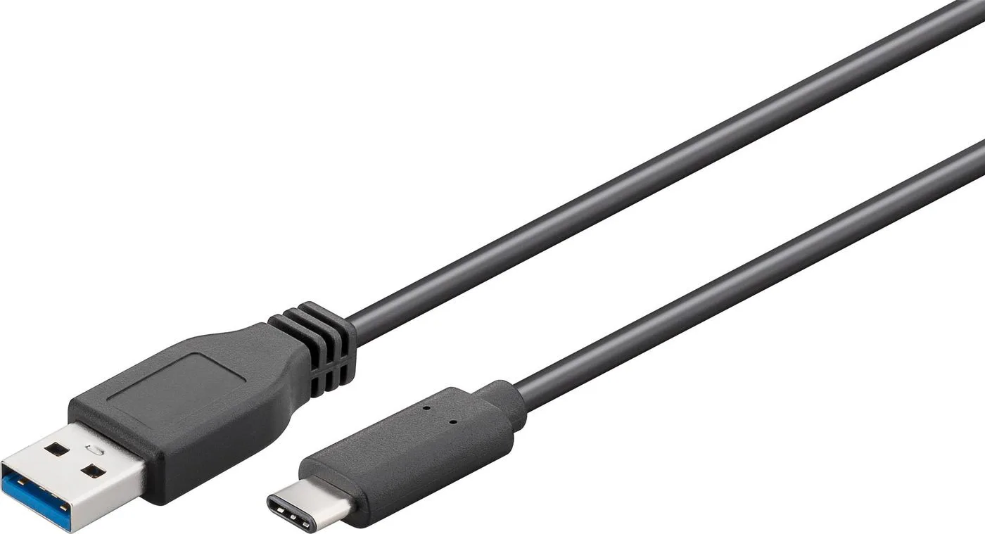 MicroConnect USB-Kabel - USB Typ A (M) zu 24 pin USB-C (M), Ansicht 2