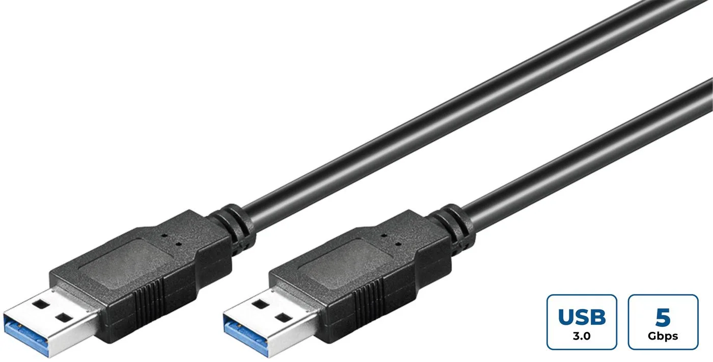MicroConnect USB-Kabel - USB Typ A (M) zu USB Typ A (M), Ansicht 2