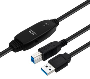 MicroConnect USB-Kabel - USB Typ A (M) zu USB Type B (M) von LumaTech