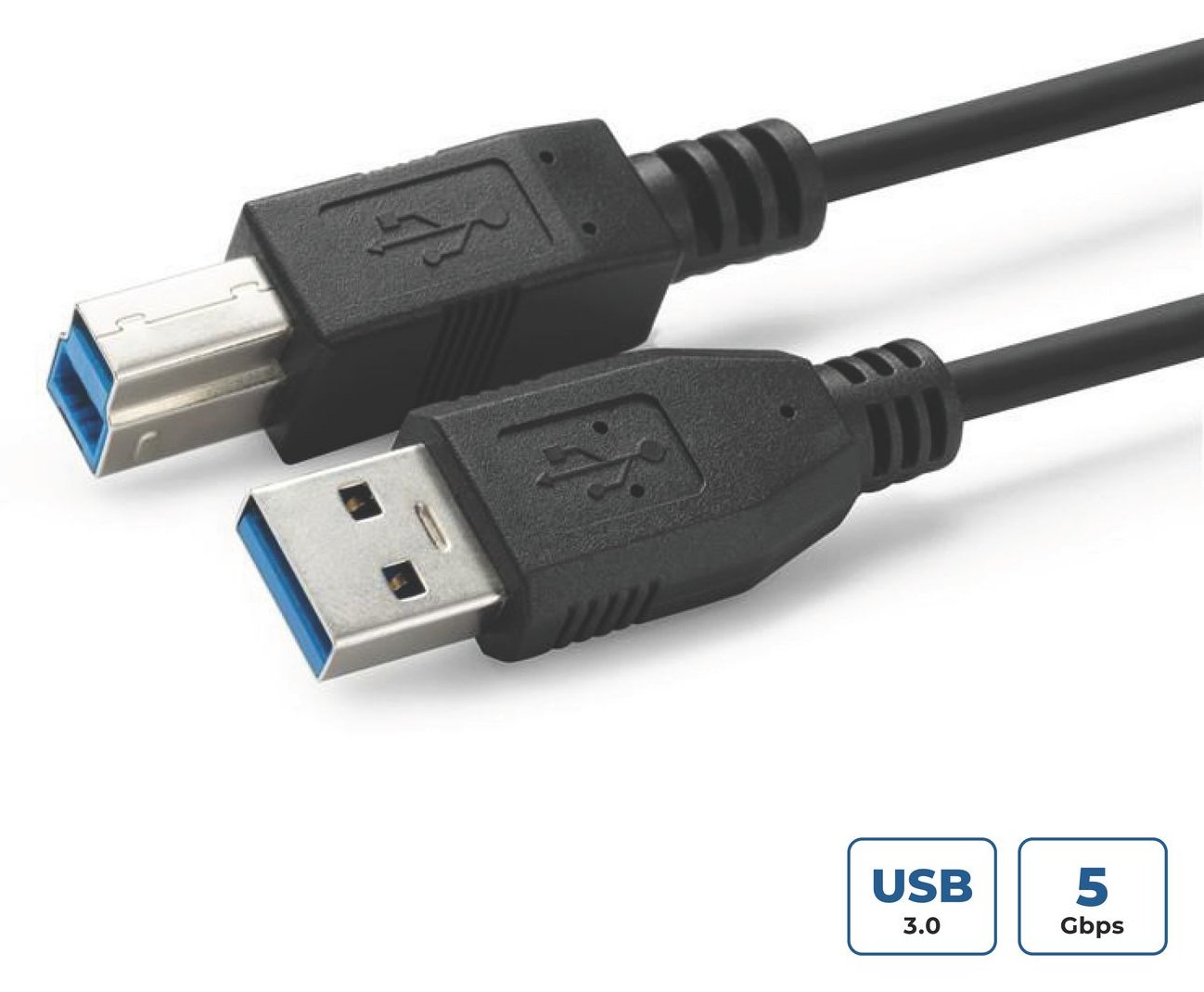 MicroConnect USB-Kabel - USB Type B (M) zu USB Typ A (M) von LumaTech