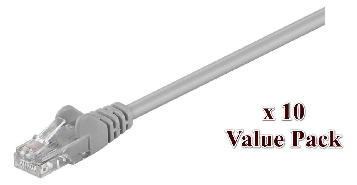 MicroConnect Value Pack - Netzwerkkabel - RJ-45 (M)