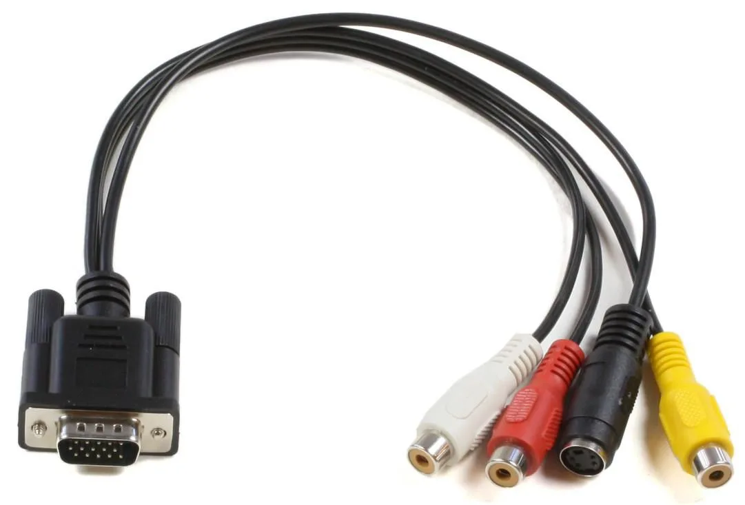 MicroConnect VGA / S-Video / Verbundkabel - HD-15 (VGA), Ansicht 2