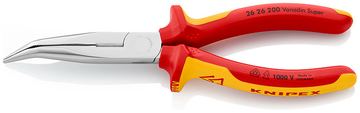 KNIPEX Flachrundzange mit Schneide 26 26 200 von LumaTech