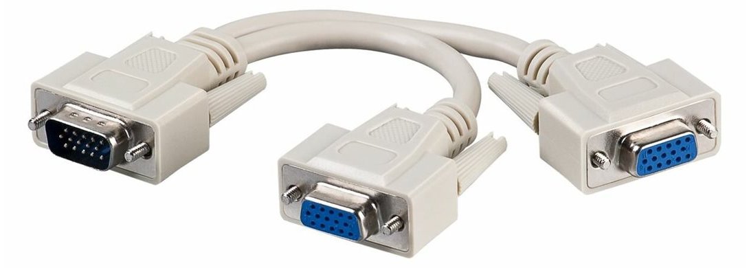 MicroConnect VGA-Splitter - HD-15 (VGA) (M) von LumaTech