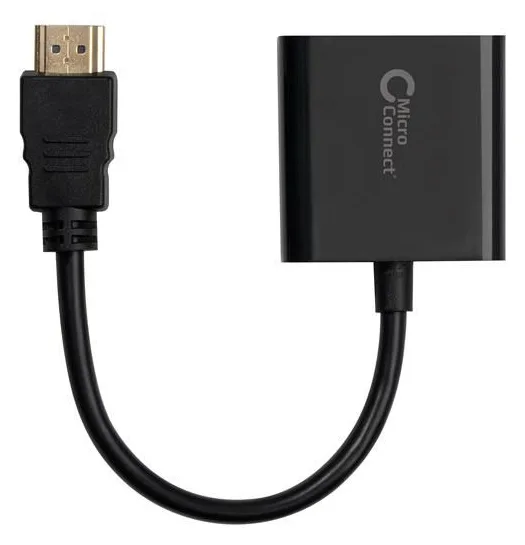 MicroConnect Videoadapter - HDMI männlich zu 15 pin D-Sub (DB-15), Ansicht 2