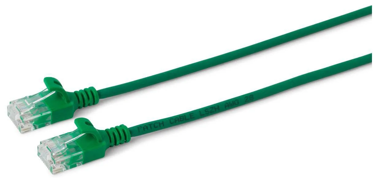 MicroConnect V-UTP60015G-SLIM - 0,15 m - Cat6 - U/UTP (UTP) - RJ-45 - RJ-45 - Grün, Ansicht 2