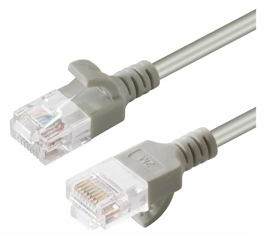 MicroConnect V-UTP6005-SLIM - 0,5 m - Cat6 - U/UTP (UTP) - RJ-45 - RJ-45 - Grau, Ansicht 3