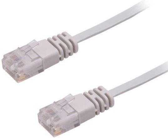 MicroConnect V-UTP607-FLAT 7m Cat6 U/UTP (UTP) Grau Netzwerkkabel