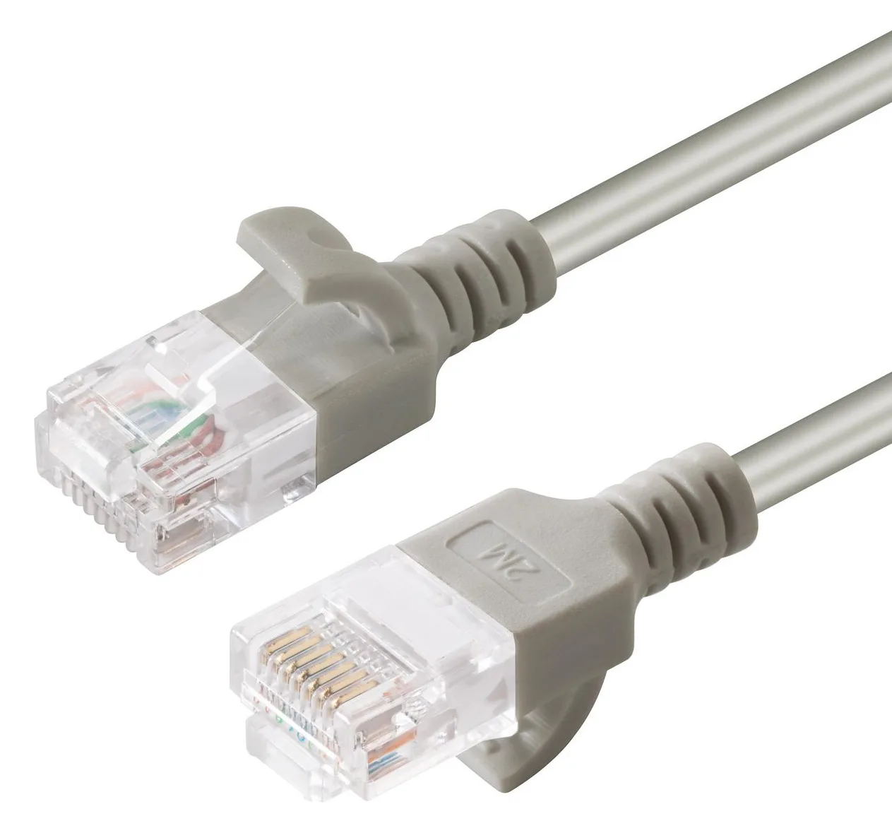 MicroConnect V-UTP6A0025-SLIM - 0,25 m - Cat6a - U/UTP (UTP) - RJ-45 - RJ-45 - Grau, Ansicht 2