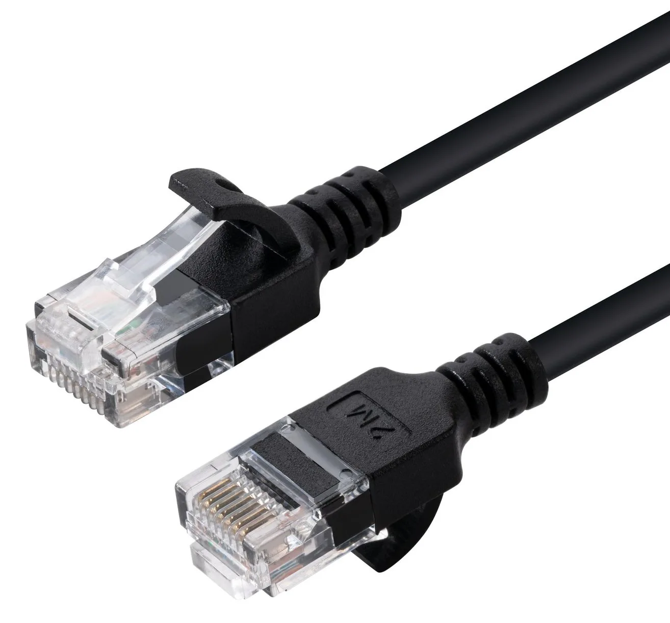 MicroConnect V-UTP6A005S-SLIM - 0,5 m - Cat6a - U/UTP (UTP) - RJ-45 - RJ-45 - Schwarz, Ansicht 2