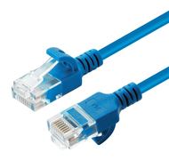 MicroConnect V-UTP6A02B-SLIM - 2 m - Cat6a - U/UTP (UTP) - RJ-45 - RJ-45 - Blau von LumaTech