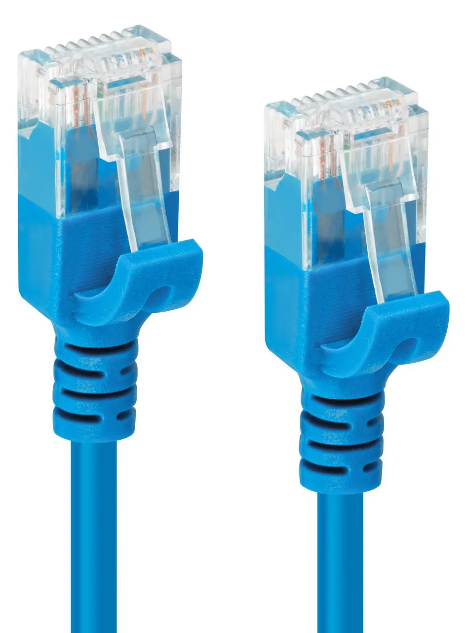 MicroConnect V-UTP6A05B-SLIM - 5 m - Cat6a - U/UTP (UTP) - RJ-45 - RJ-45 - Blau, Ansicht 3