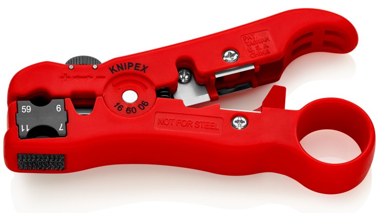 KNIPEX Kabel-Abisolierzange - für Koax- und