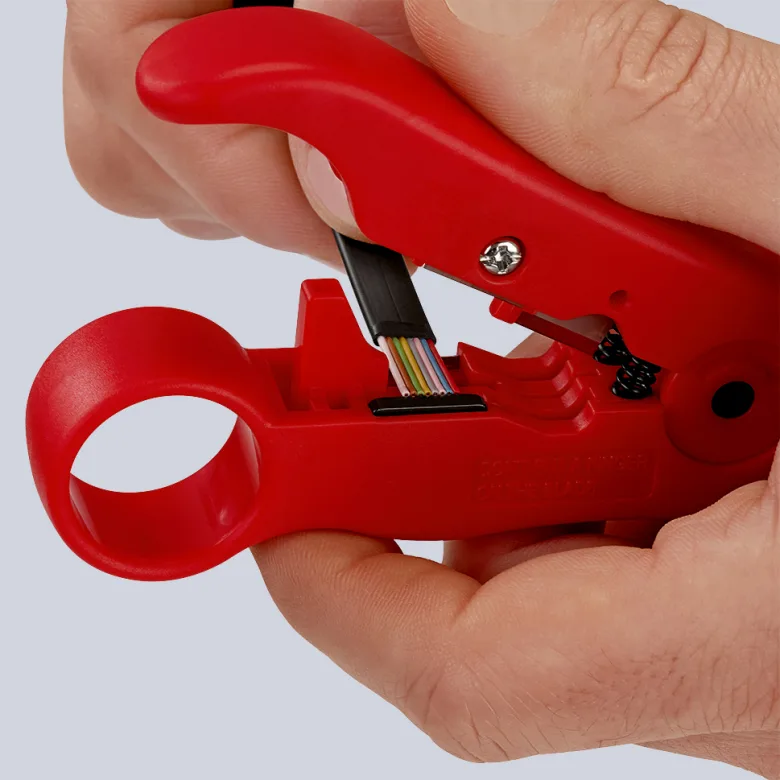KNIPEX Kabel-Abisolierzange - für Koax, Ansicht 4