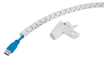 Neomounts Kabelmanagement-Tülle - für 1-3 Kabel, universell - Weiß von LumaTech