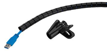 Neomounts Kabelmanagement-Tülle - für 1-3 Kabel, universell - Schwarz von LumaTech