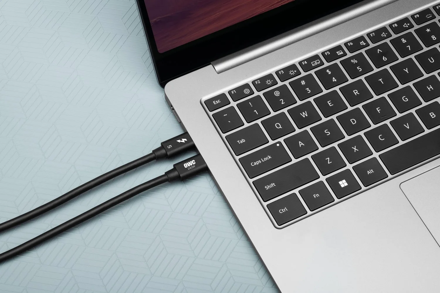 OWC Thunderbolt 5/TB4/USB-4/C Kabel 0.8m schwarz - Kabel - Digital/Daten, Ansicht 2