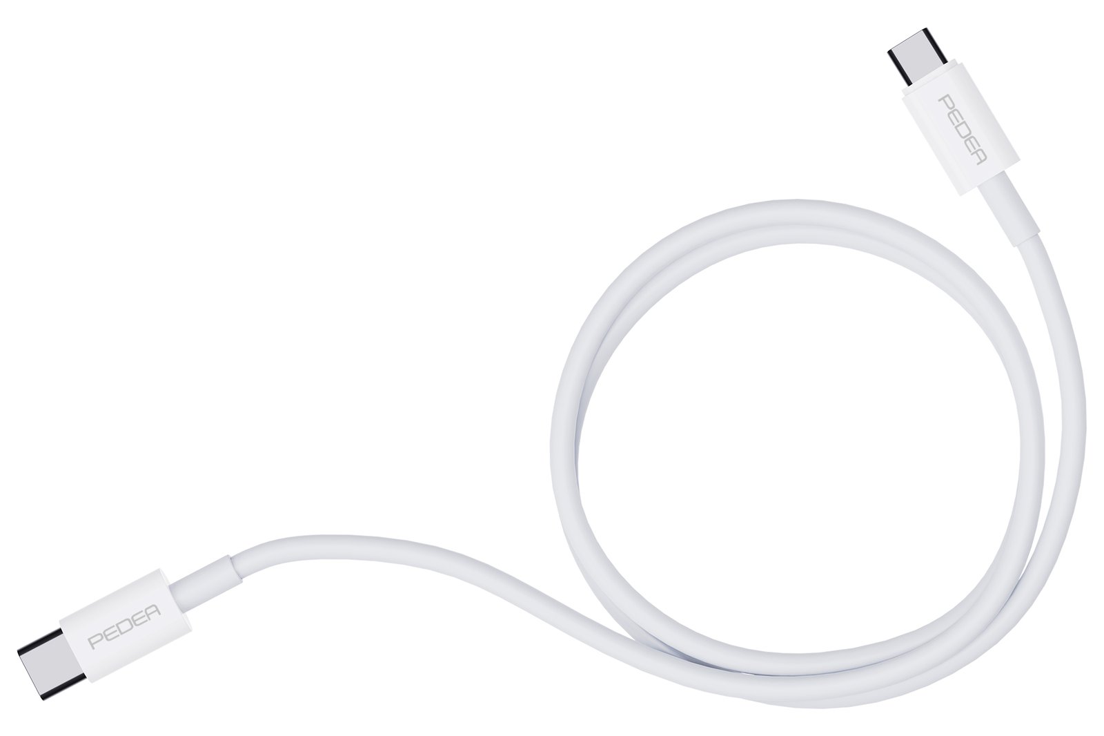 PEDEA 60040120 - 1 m - USB C - USB C - USB 2.0 - 0,48 Gbit/s - Weiß von LumaTech