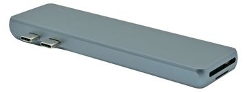 ProXtend 8in1 MultiHub - Dockingstation - USB-C 3.2 Gen 1 x 2 - HDMI - 1GbE - für Apple MacBook Pro von LumaTech