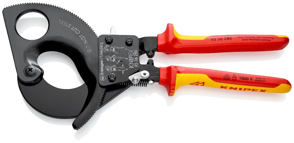 KNIPEX Kabelschneider - isoliert - 280 mm