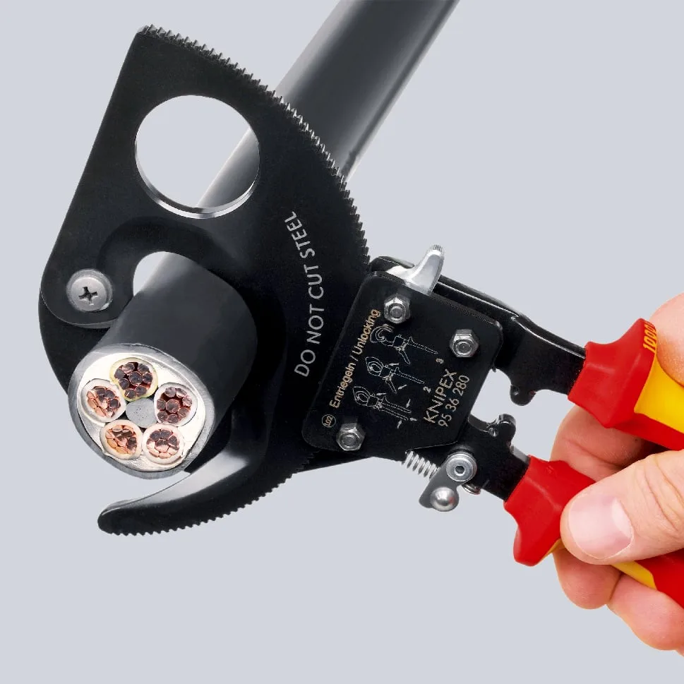 KNIPEX Kabelschneider - isoliert - 280 mm, Ansicht 2